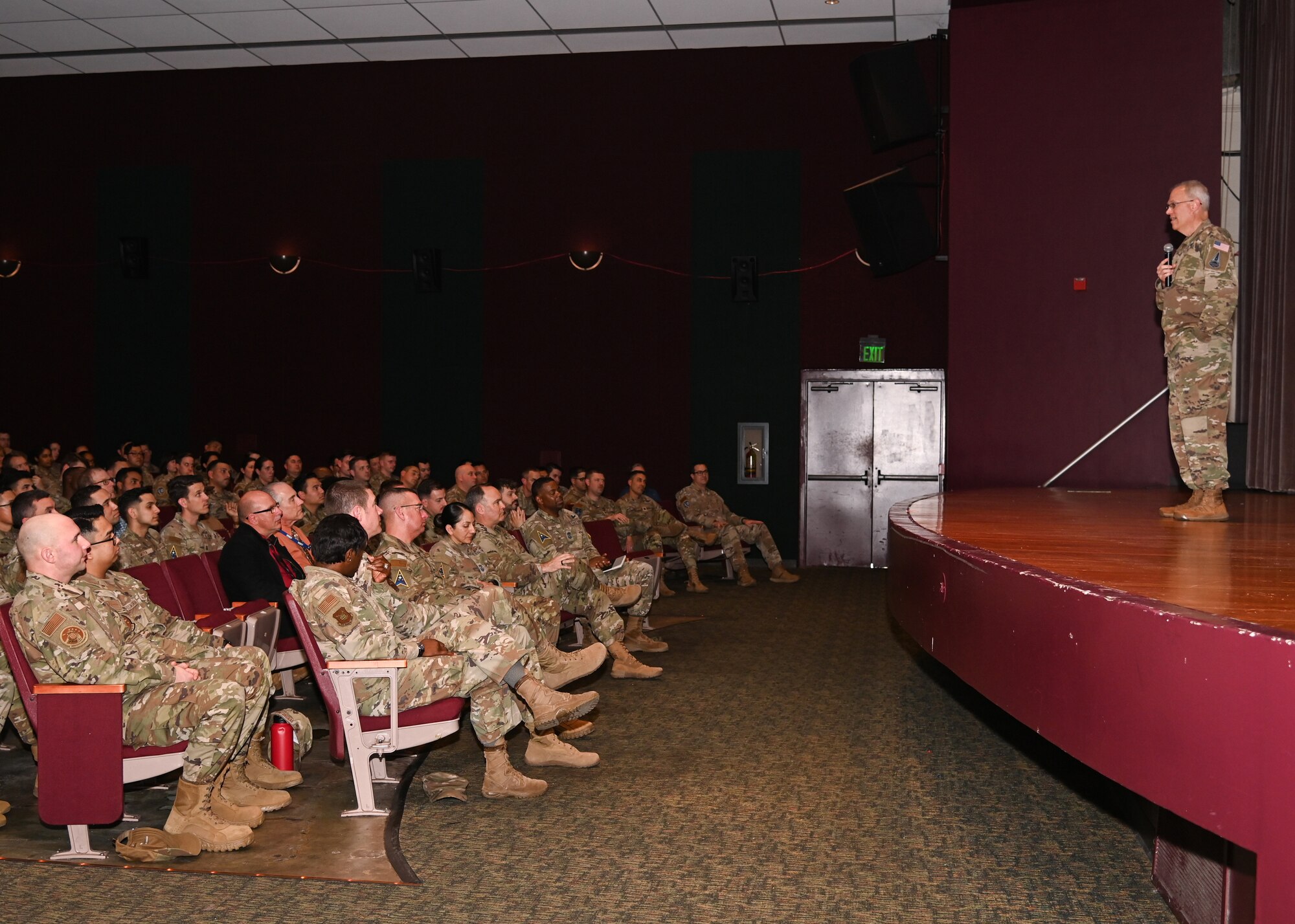 ssc commander interacting with VSFB members