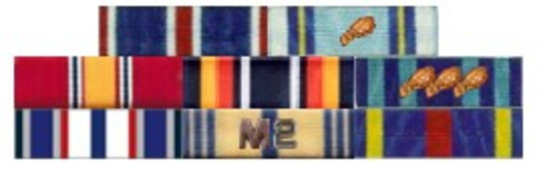 Master Sgt. Jasmine Mills Ribbons
