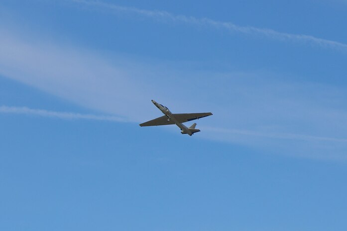 U.S. Air Force TU-2s Dragon Lady 1078 conducts its first flight in 1030 days Beale Air Force Base, California, Feb. 15, 2024.