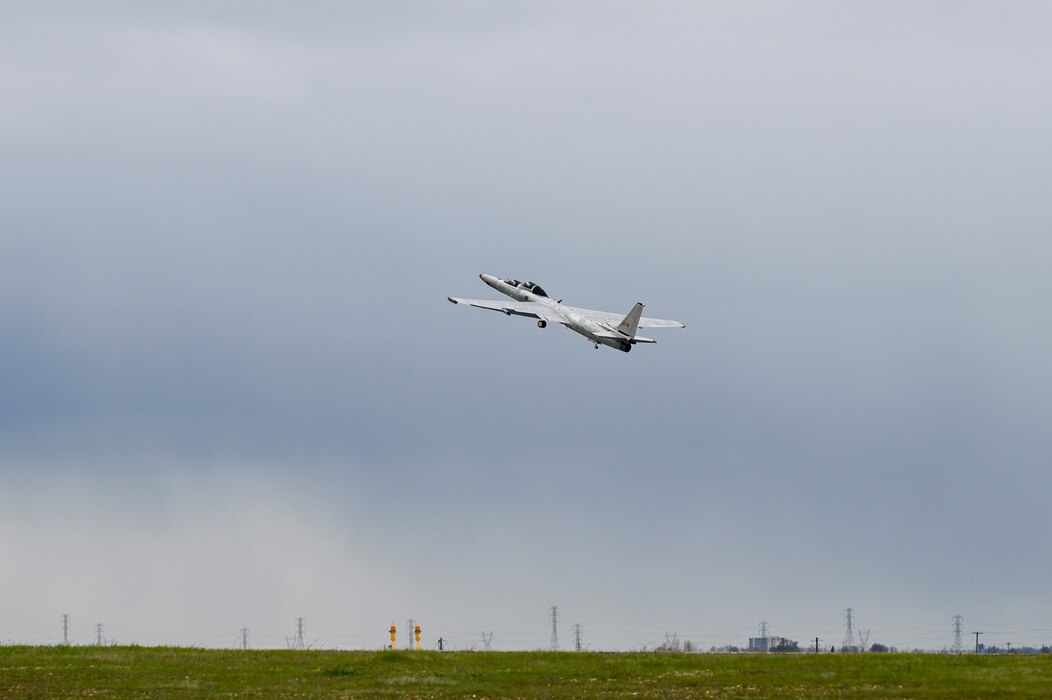 U.S. Air Force TU-2s Dragon Lady 1078 flies to U.S. Air Force Plant 42, Palmdale, California, where it will undergo normal Program Depot-level Maintenance (PDM) and be painted black, after almost three years of maintenance at Beale Air Force Base, California, Feb. 29, 2024.