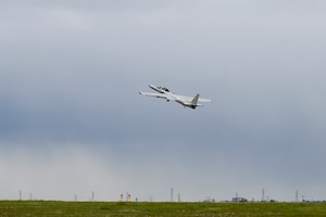 U.S. Air Force TU-2s Dragon Lady 1078 flies to U.S. Air Force Plant 42, Palmdale, California, where it will undergo normal Program Depot-level Maintenance (PDM) and be painted black, after almost three years of maintenance at Beale Air Force Base, California, Feb. 29, 2024.