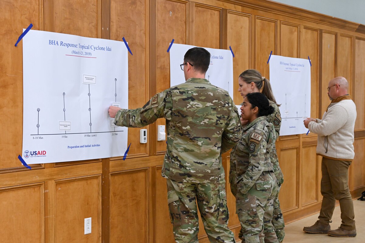 People participate in a course.