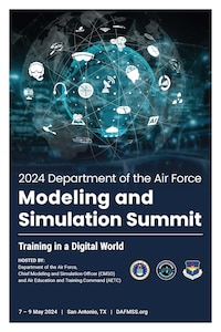 Graphic to support 2024 Modeling and Simulation Summit