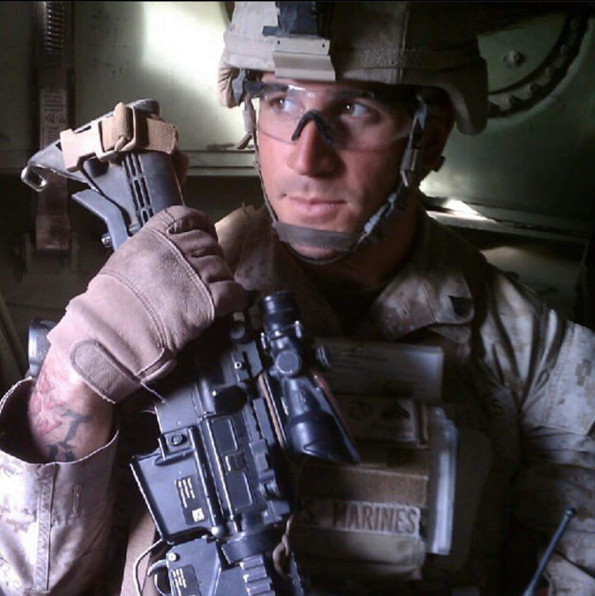 U.S. Marine Corps Cpl. Robert Navarro, poses for a photo. (Courtesy photo)