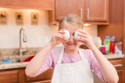 Jennifer Beeman, registered dietitian making homemade ramen with her children, April 16, 2021. March is Nutrition month. Want to learn more? Book an appointment with a Registered Dietitian at Womack’s Nutrition Clinic at 910-907-DIET (3438)