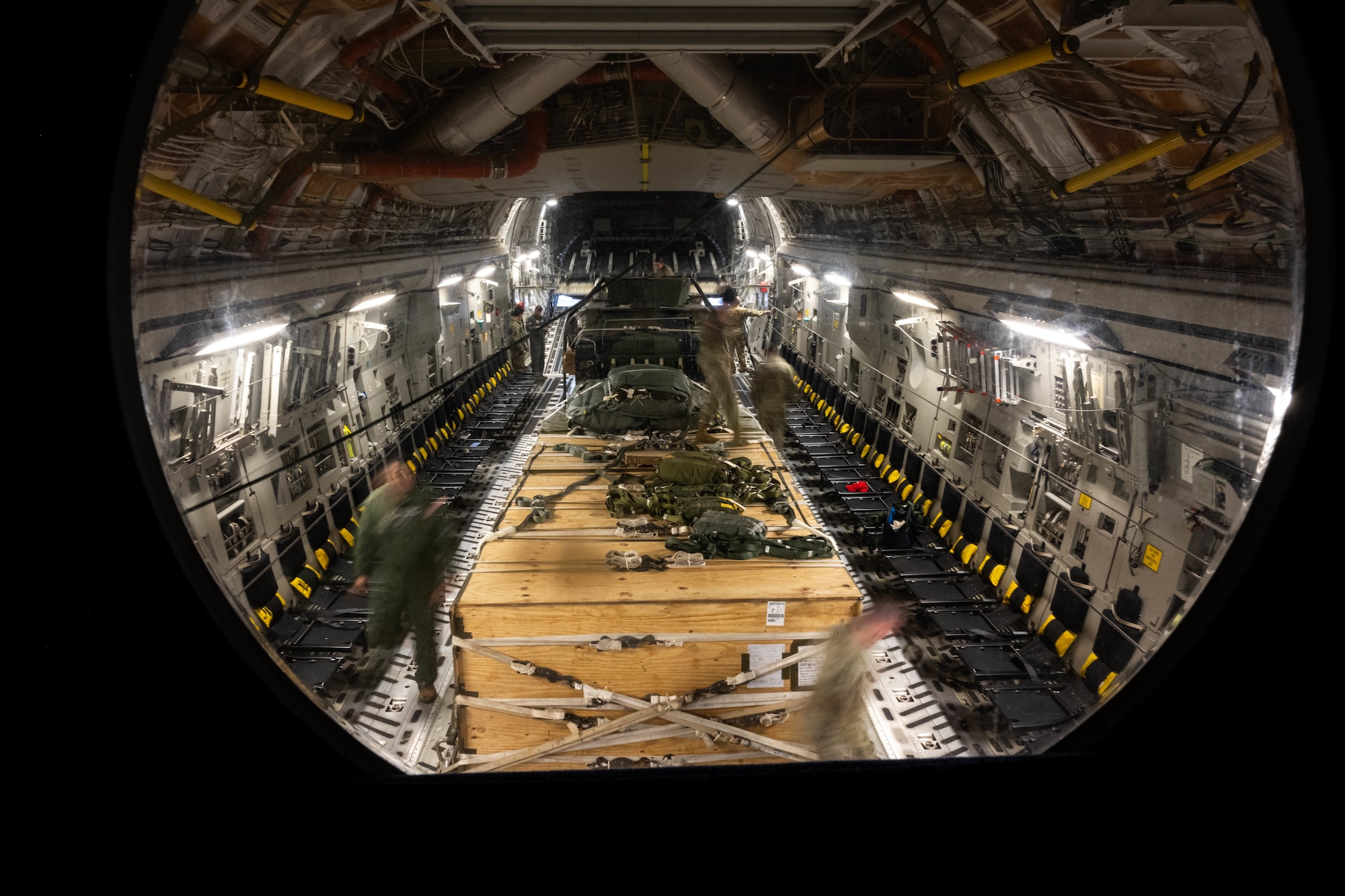 Airmen load aircraft