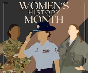A photo illustration created to celebrate Women's History Month 2022.