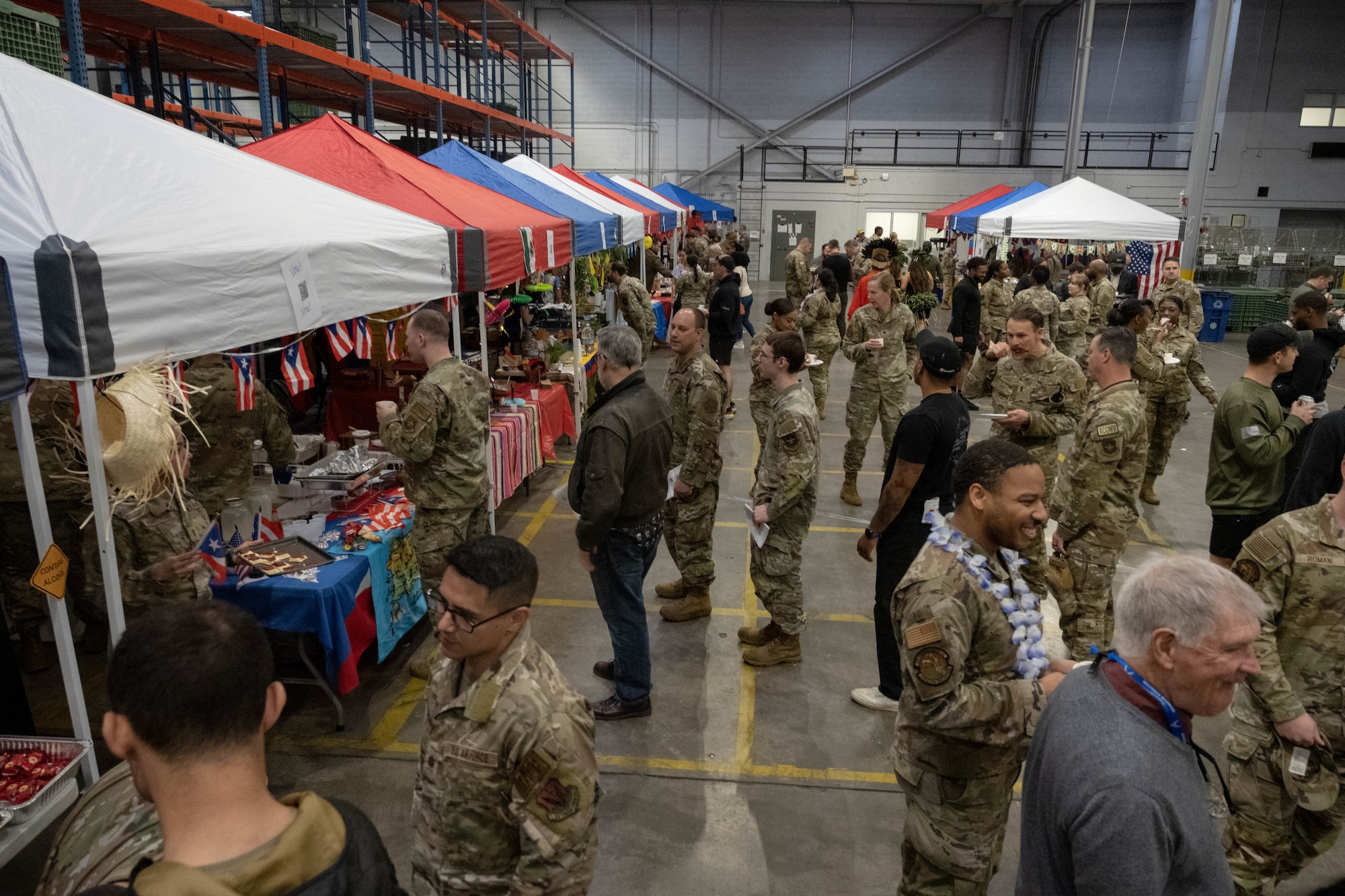 Airmen and families partake in diversity event.