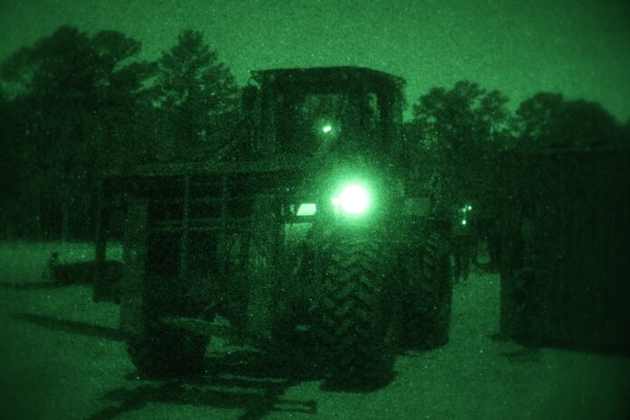 2nd Distribution Support Battalion Night TRAM Vehicle Training