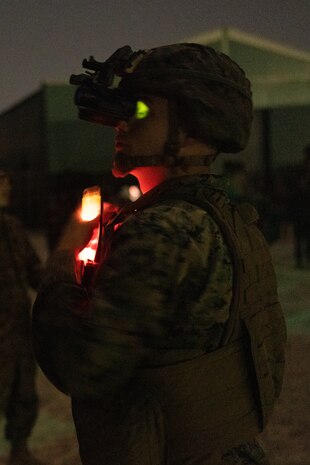 2nd Distribution Support Battalion Night TRAM Vehicle Training