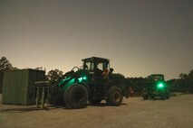 2nd Distribution Support Battalion Night TRAM Vehicle Training