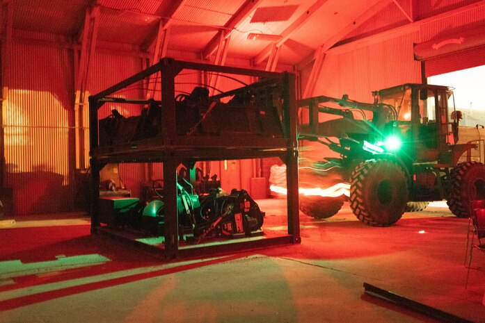2nd Distribution Support Battalion Night TRAM Vehicle Training
