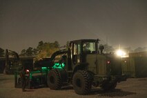 2nd Distribution Support Battalion Night TRAM Vehicle Training