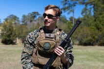 2nd LAAD conducts shotgun familiarization range for counter-UAS training