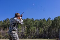 2nd LAAD conducts shotgun familiarization range for counter-UAS training