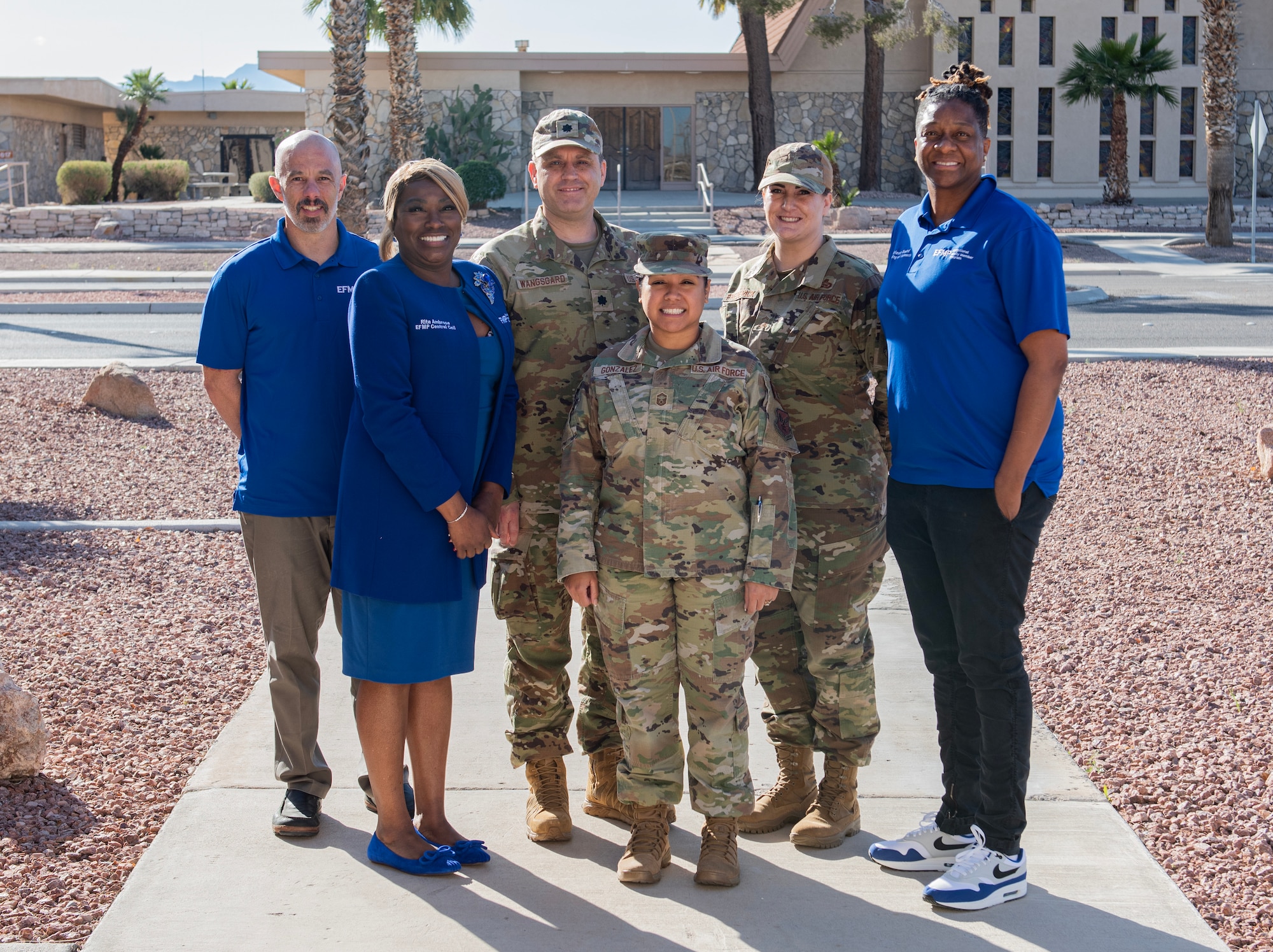 Members from the Exceptional Family Member Program (EFMP) Central Cell visited Nellis Air Force Base, Nevada March 4-8, 2024.