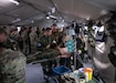 U.S. Army Reserve Soldiers with Medical Support Unit - Europe, the German Forces Joint Medical Service and 30th Medical Brigade showcase their training and capabilities to distinguished visitors during Exercise Allied Spirit in Hohenfels, Germany, Mar. 14, 2024. This multinational training exercise gathered medical units from the U.S. Army Reserve, German partners and the 30th Medical Brigade to provide NATO Role 2B field operational capabilities including evacuation, triage and resuscitation, treatment and holding of patients until they can be returned to duty or evacuated, emergency dental treatment, emergency surgery and essential post-operative management.



The 7th Mission Support Command is the U.S. Army Reserve presence in Europe. Comprised of 26 units across Germany and Italy, the 7th MSC provides logistics and sustainment resources in support of U.S. Army Europe and Africa missions across the theater. For more stories and information on the 7th Mission Support Command, follow us on Facebook @7thMSC. (U.S. Army Reserve photo by Spc. Kirsti Beckett)