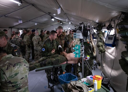 Medical Support Unit - Europe Participates in Allied Spirit