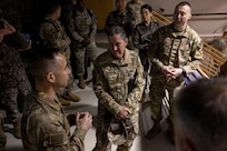 Chief of the Army Reserve visits the 200th Military Police in South Korea