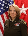 U.S. Army Brig. Gen. Tracey Poirier, poses for official photo at Camp Johnson, Colchester, VT, September 26, 2023. Brig. Gen. Poirier was sworn in as the first female Brig. Gen. of the Vermont Army National Guard in January of 2023. (U.S. Army National Guard photo by 1st. Sgt. Kathryn Harrell.)