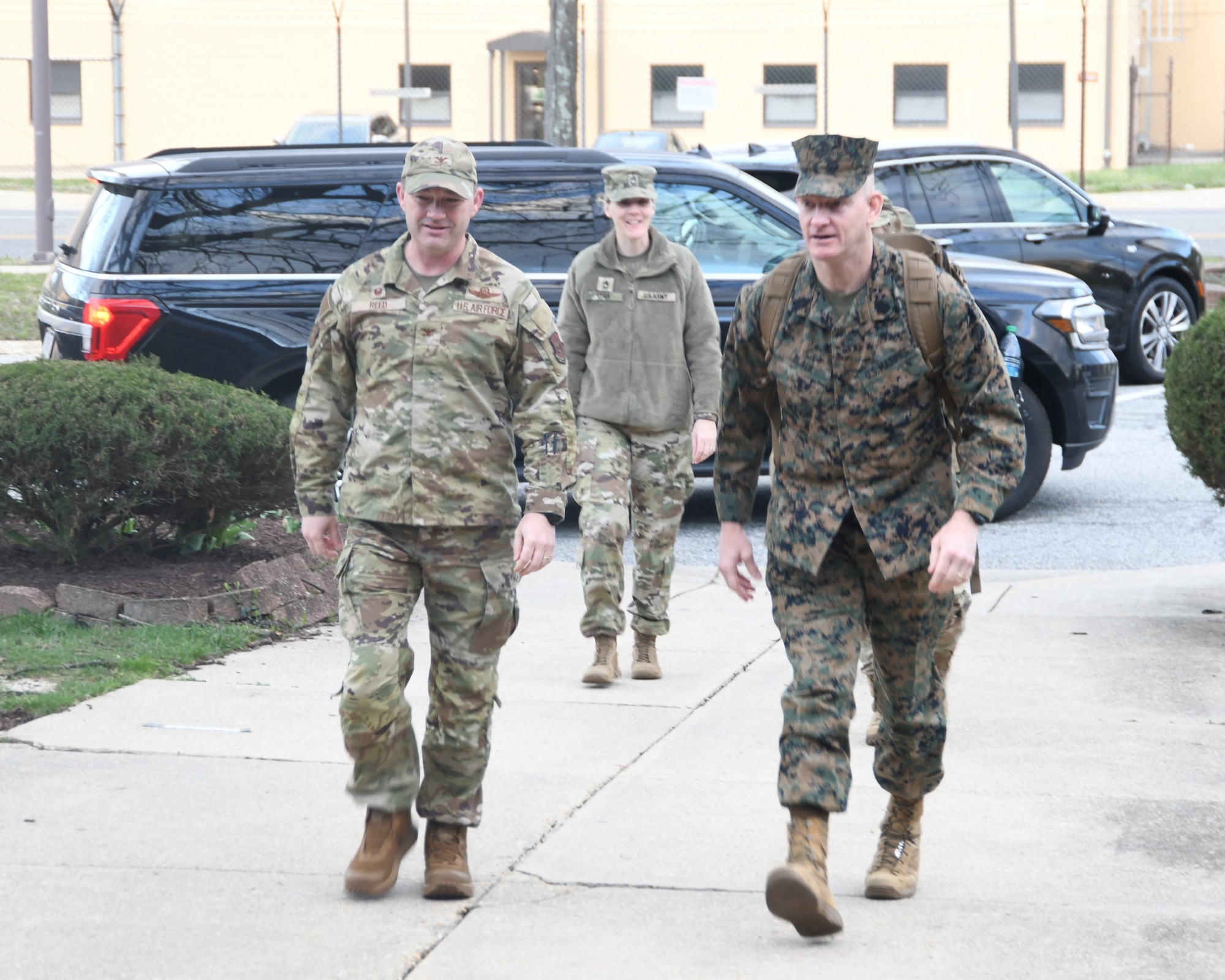 Senior Enlisted Advisor to the Chairman Troy Black visited the 459th Air Refueling Wing, March 19, 2024. He participated in an aerial-refueling mission with the wing’s 756th Air Refueling Squadron aboard the unit’s KC-135 Stratotanker aircraft. Additionally, he met with members of the wing for a candid discussion over lunch. He completed the day by holding an All Hands call open to Joint Base Andrews Airmen.