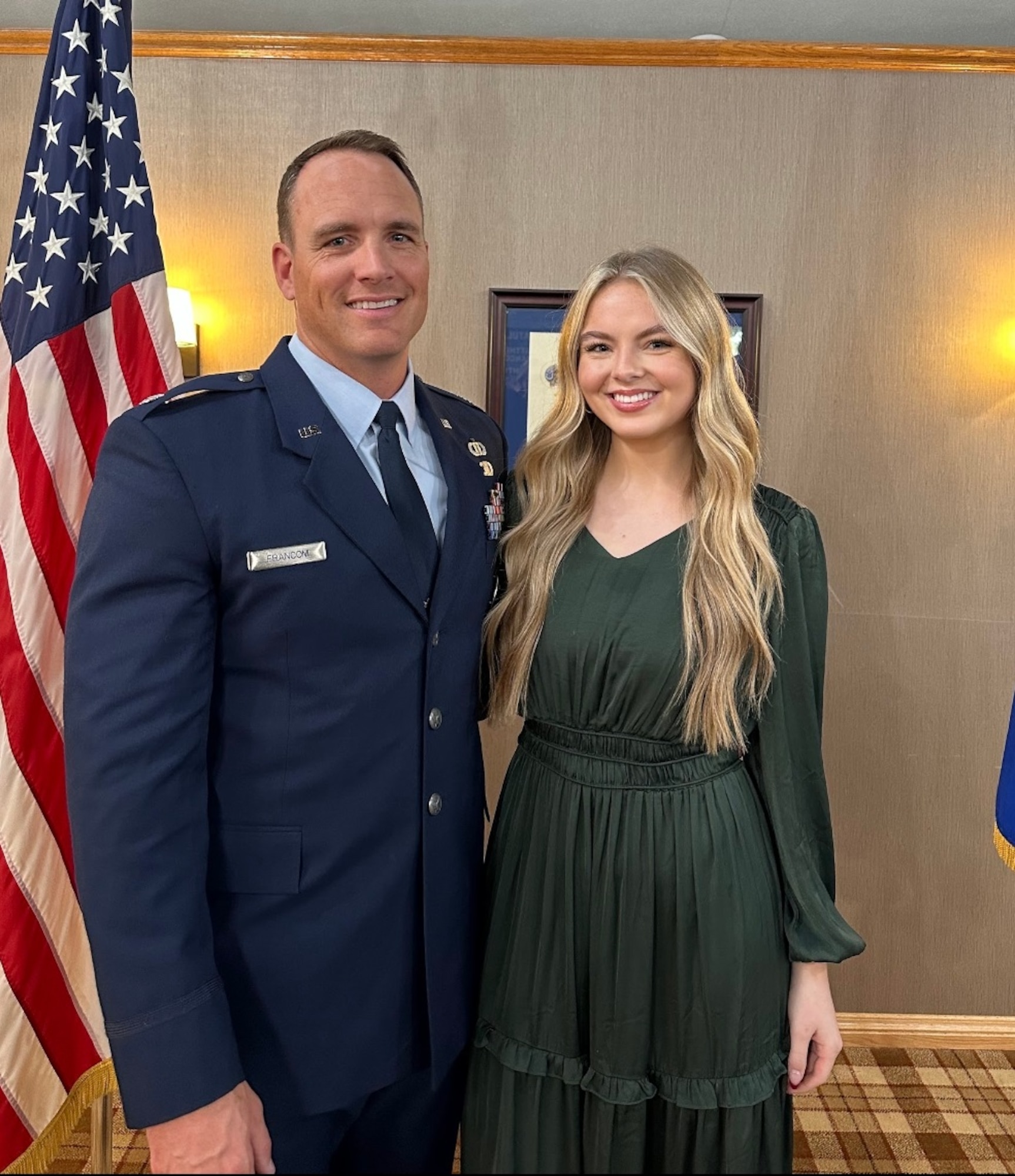 Utah's Elleigh Francom impressed all three American Idol judges, advancing to the Hollywood round of the 2024 season. She is the daughter of the 75th Operations Squadron’s Lt. Col. Matthew Francom.