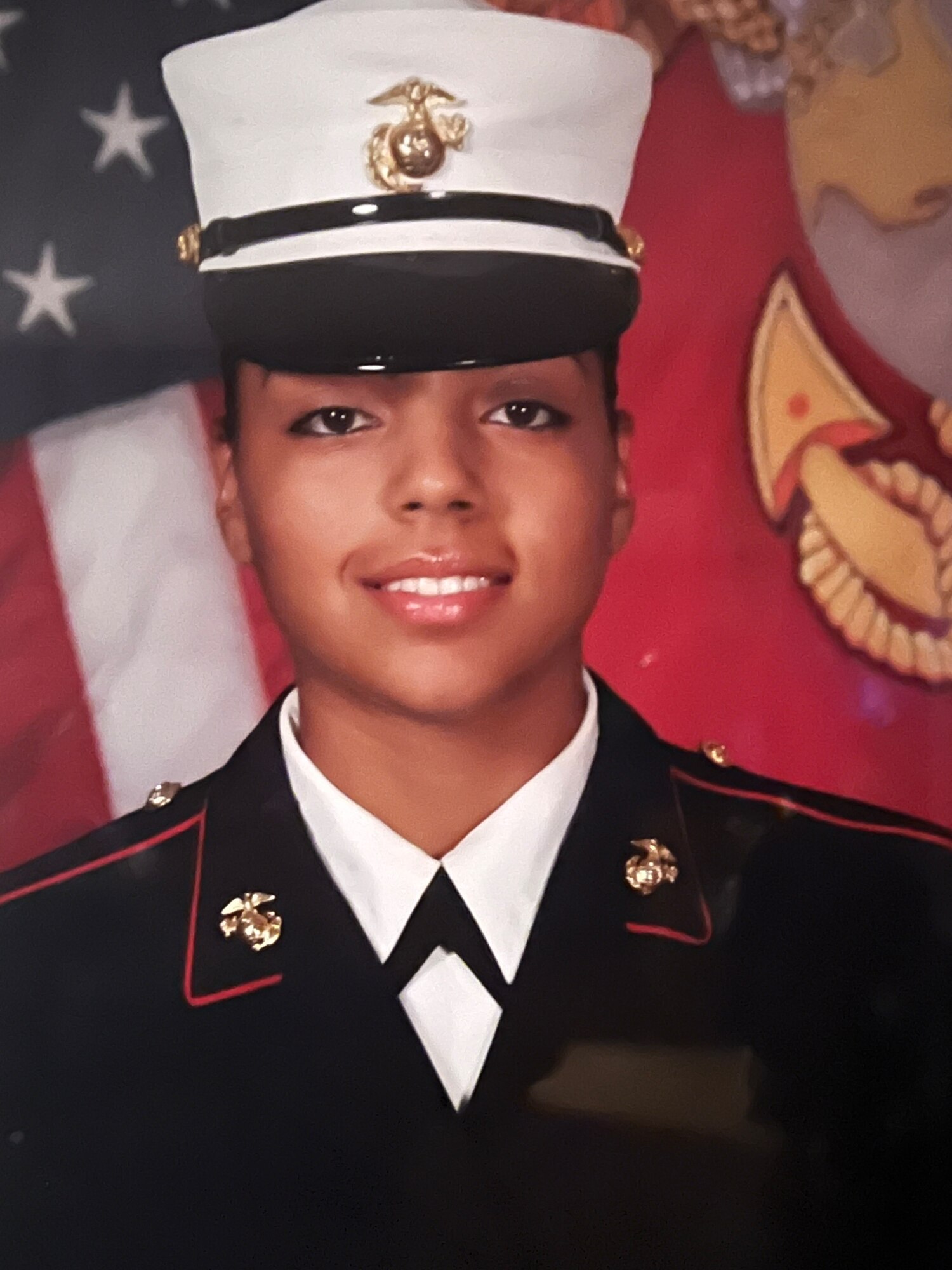 Tech. Sgt. Gabriela Harris - Marine Boot Camp Photo