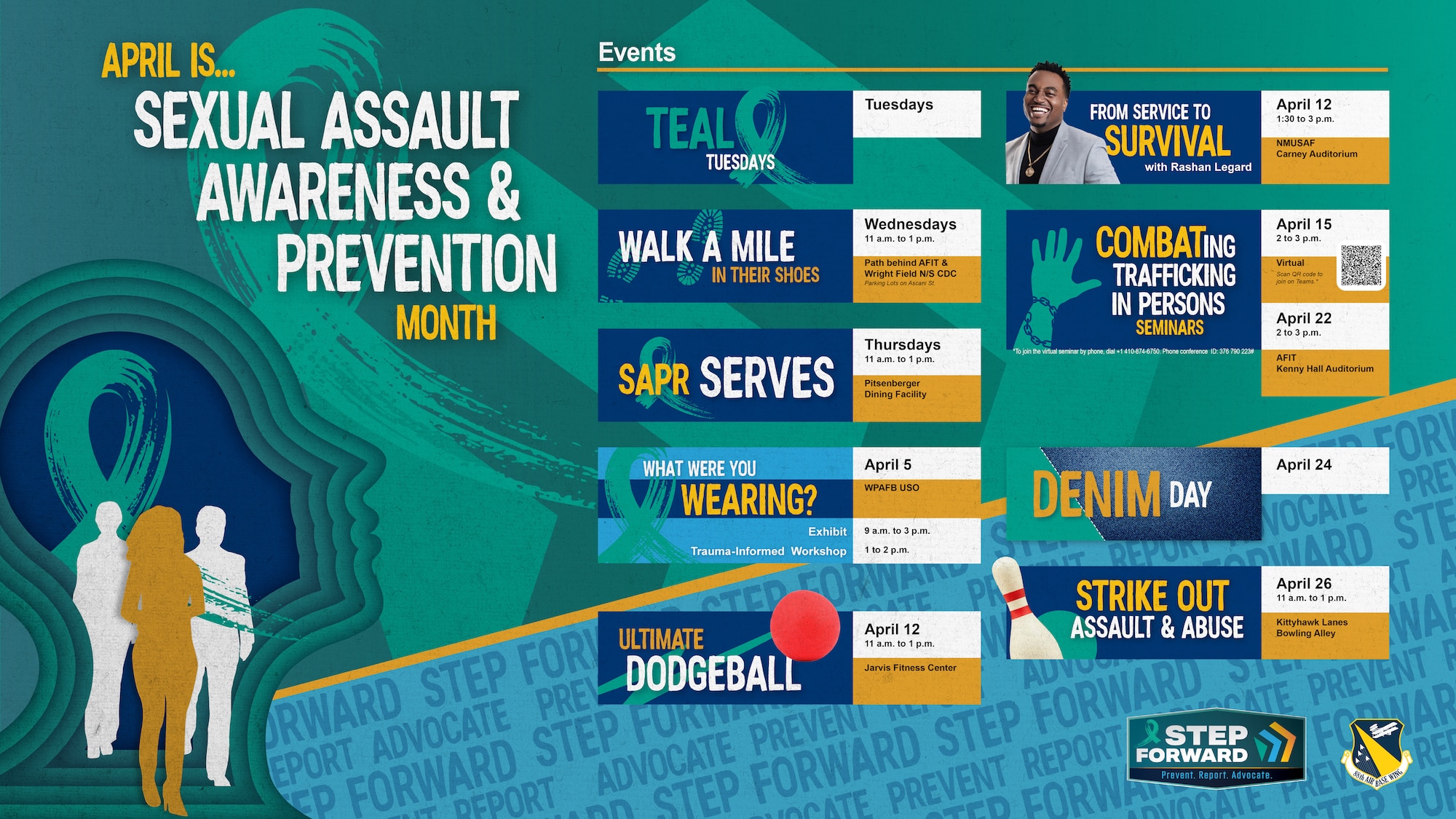 SAAPM calendar of events.