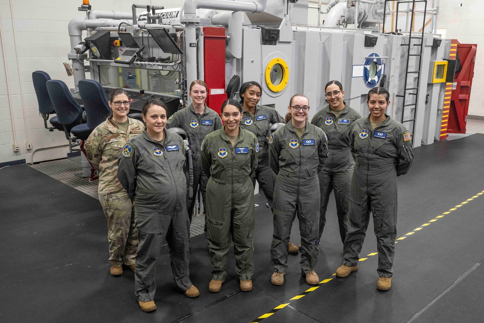 Women's History Month: All-female altitude chamber instructor flight ...