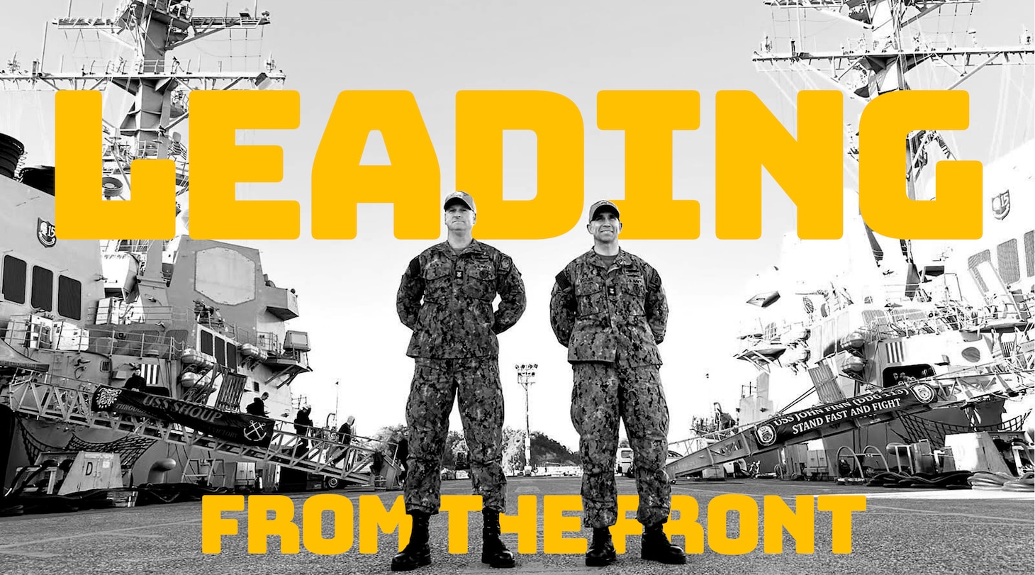 CMDCM (SW/FMF/SCW/EXW/AW) Sean Baney, assigned to USS Shoup (DDG-86) and CMDCM (SW/IW/EXW/SCW/FMF) James Butler, assigned to USS John Finn (DDG-113) are a prime example of what “Deckplate Leadership” is all about.