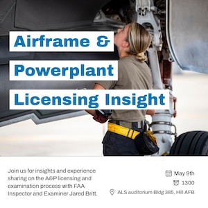 Graphic on A&P licensing insight invite.