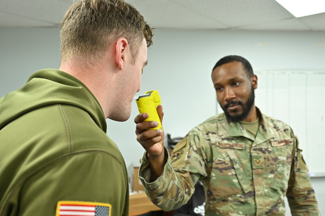 Security forces Airmen train to recognize, prevent driving while intoxicated