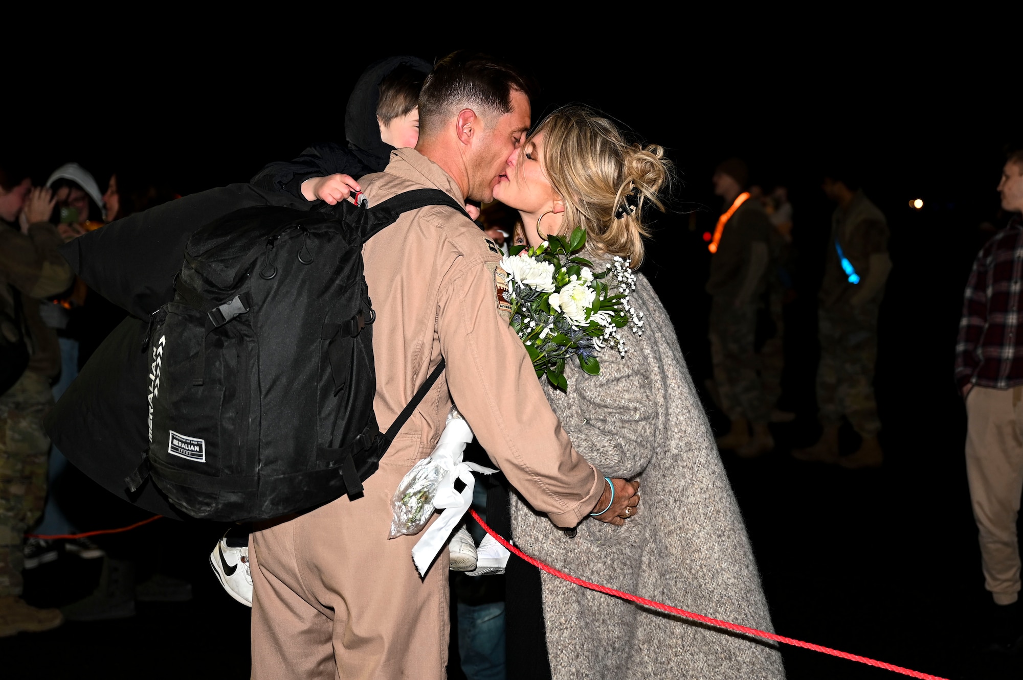 Airman reunites with family