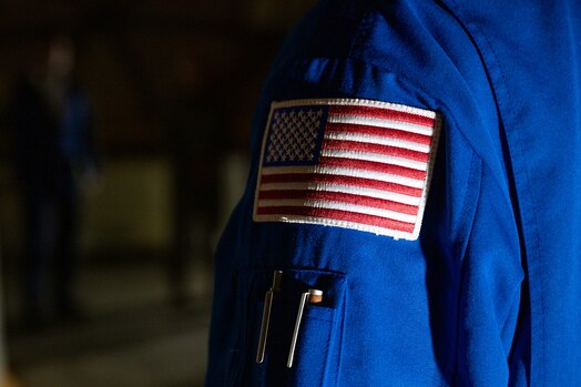  American Flag Patch on jacket