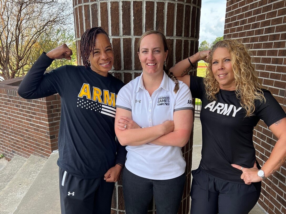 Lavone Kendrick, Casey Turner, and Brandi Evans reunite at the 2024 Army Trials