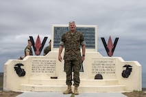 U.S. Marine Corps Lt. Gen. Roger B. Turner, the commanding general of III Marine Expeditionary Force, poses for a photo after the Reunion of Honor ceremony on Iwo To, Japan, March 30, 2024. The 79th annual Reunion of Honor ceremony commemorates the veterans who fought for their respective countries on this hallowed ground; their battle has inspired future generations to value and maintain peace, security and stability in the Indo-Pacific region and beyond. (U.S. Marine Corps photo by Sgt. Christian M. Garcia)