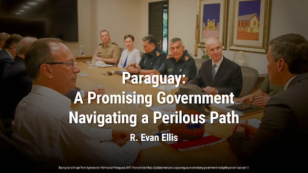 Paraguay: A Promising Government Navigating a Perilous Path
The greatest gift that Cartes can give the country and President Peña is to empower Peña to take the real and symbolic steps to frontally tackle corruption.
https://globalamericans.org/paraguay-a-promising-government-navigating-a-perilous-path/