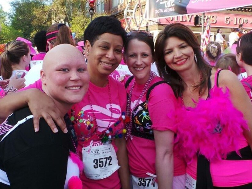 Bryce Ewing at the 2015 Race for the Cure in Savannah, Georgia.