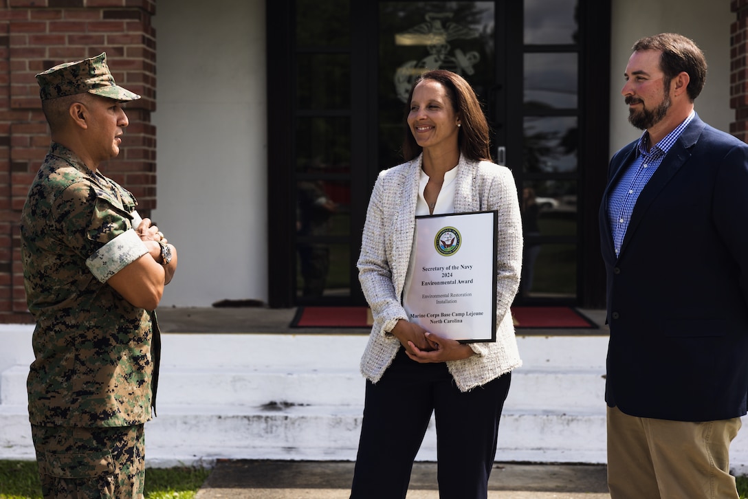 Marine Corps Base Camp Lejeune wins its 10th Environmental Restoration Award