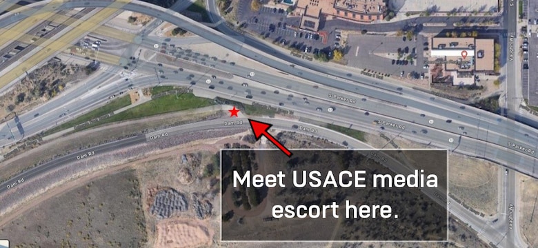 A map with meeting location for media.