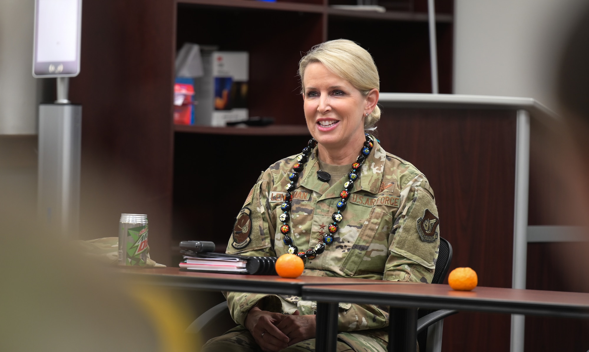 Leadership sits at a table.