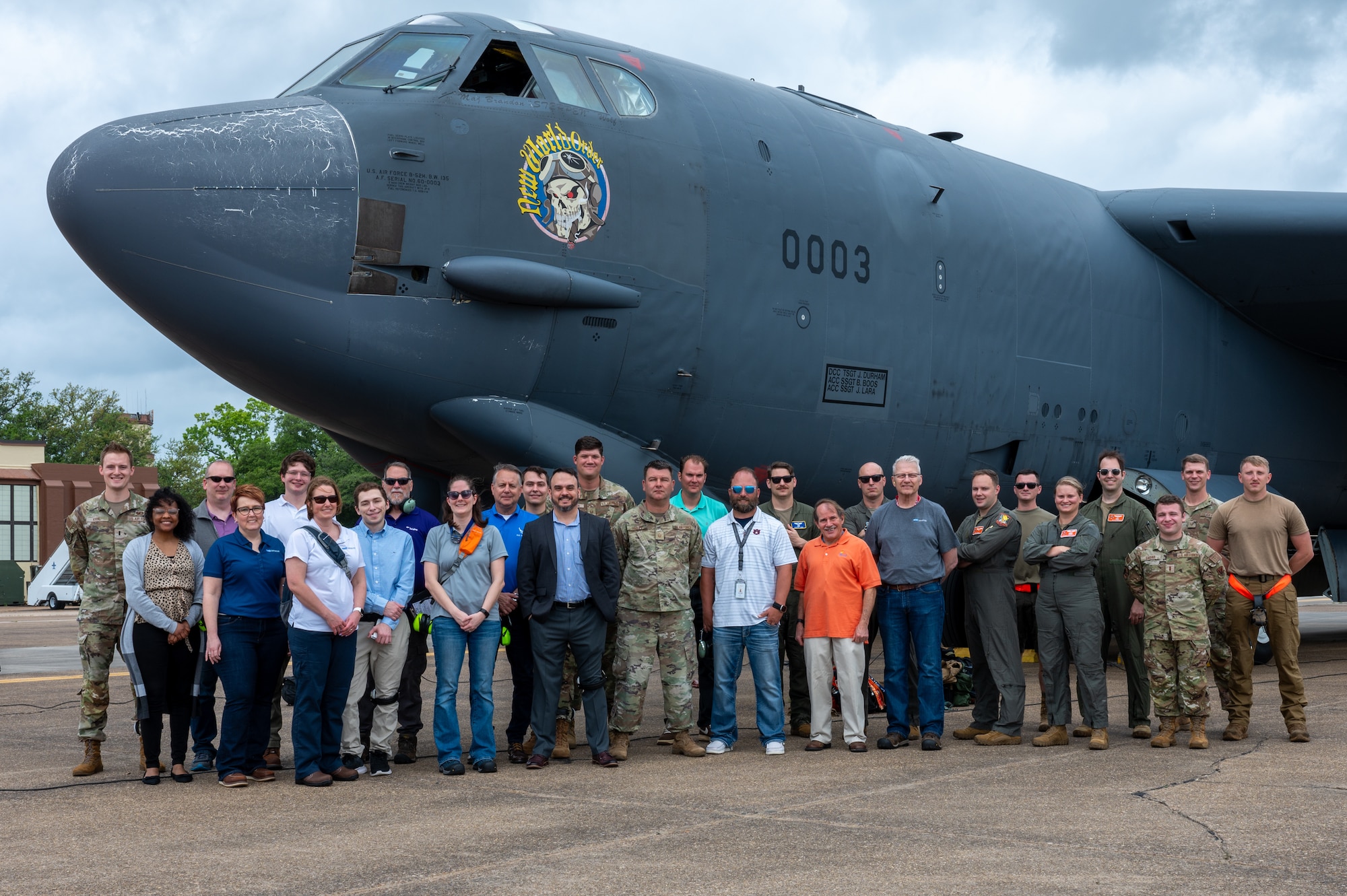 The Next Generation Aircrew Protection team finished vapor purge testing on the B-52H Stratofortress at Barksdale Air Force Base, La., on April 18, 2024.