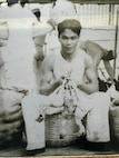 As per Exequiel Murallo's son, Randy: "My dad as a Filipino immigrant joining the Coast Guard in 1924, raising eleven children, (5 serving in other military services) helping his brother join the Coast Guard in 1931, (him having ten children) and finally having a grandson who graduated from the Coast Guard Academy."  He initially enlisted in Seattle aboard CGC Haida in 1924, later enlisting in Staten Island, NY, and seeing service at sea and ashore (including CGA) until retiring from the Coast Guard in 1951.
