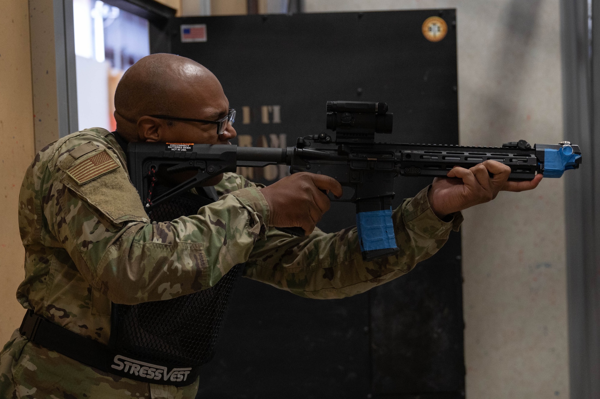 Staff Sgt. Daronn Smith is attempting to earn the German Armed Forces Badge in this event at Schriever Space Force Base.