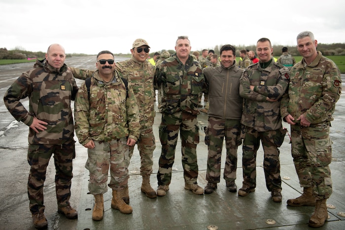 U.S. and French forces repair airfield damage during exercise