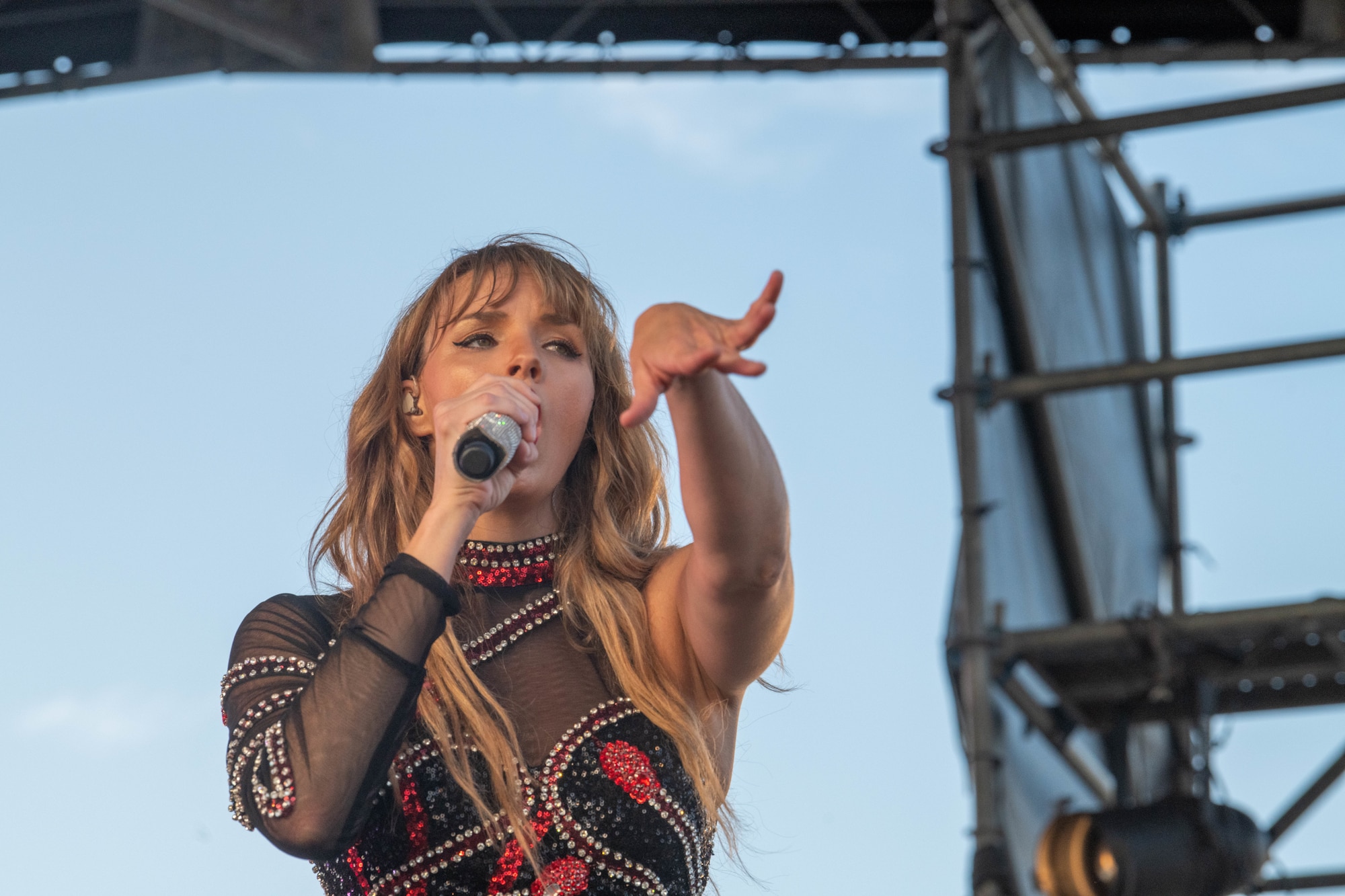 “Lover” a Taylor Swift tribute band performs during America Fest 2024 at Kadena Air Base, Japan, April 27, 2024.