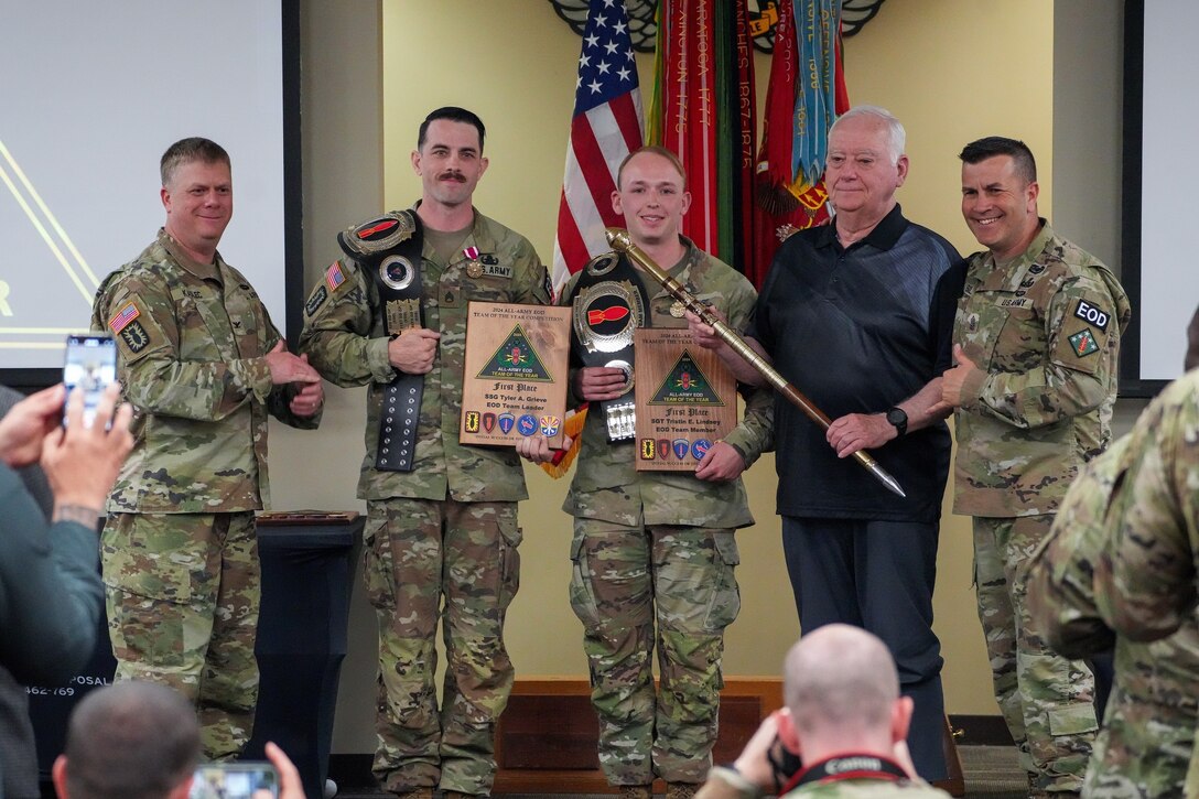 Explosive Ordnance Disposal team leverages experience to win all-Army competition