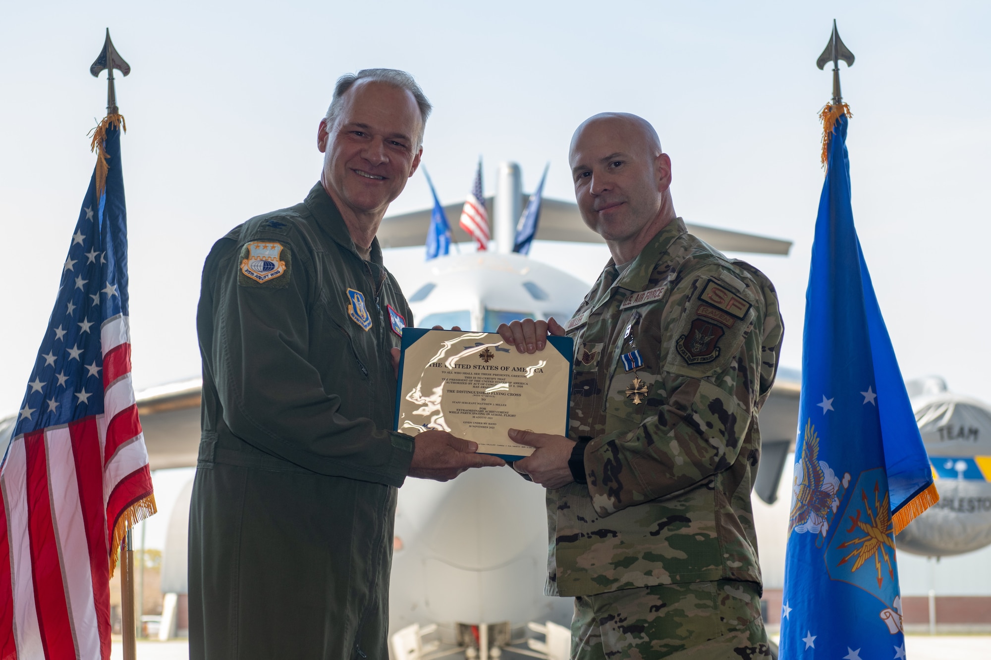 Raven gets Distinguished Flying Cross