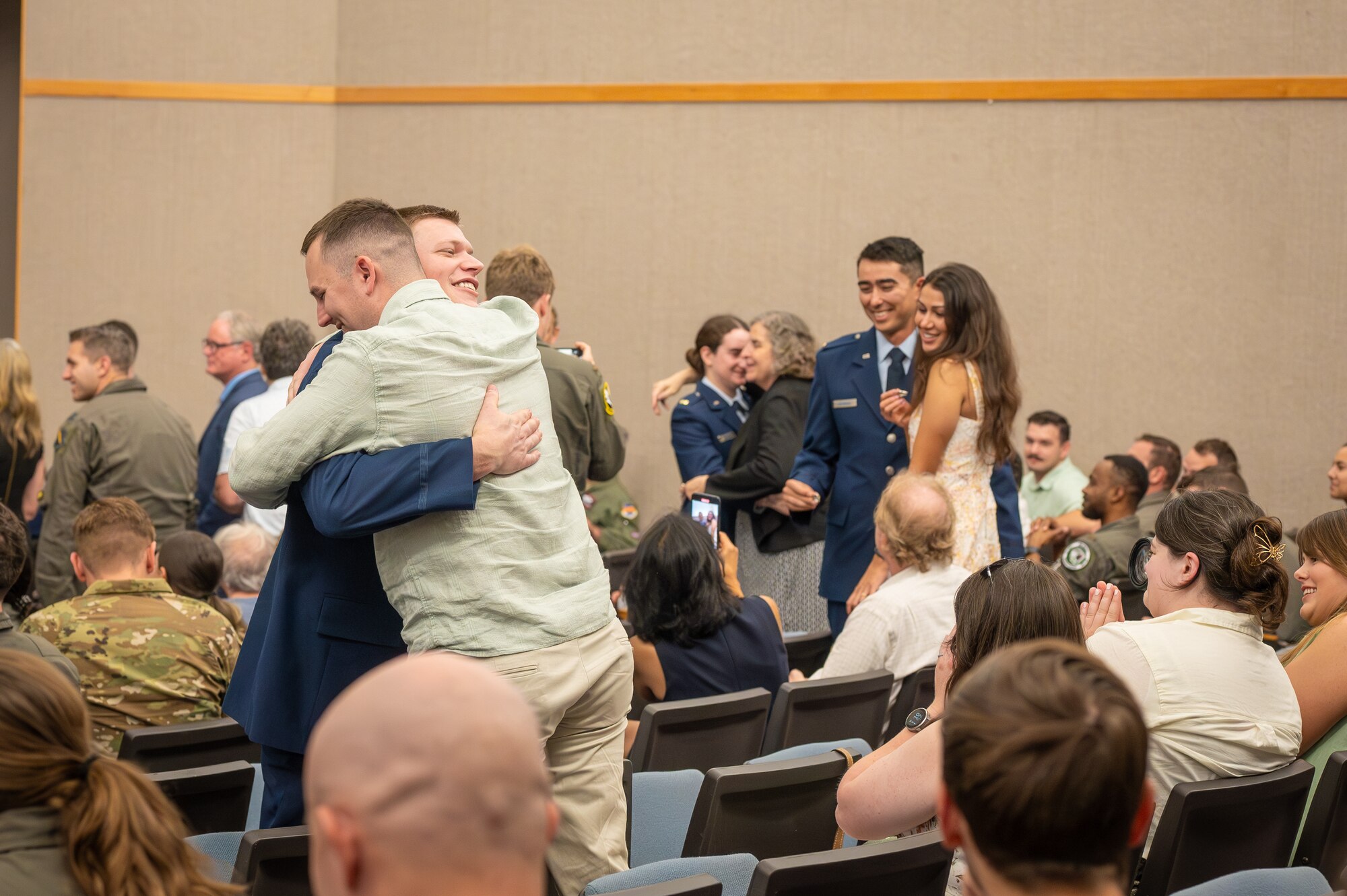 Twenty-seven U.S. Air Force officers were awarded silver wings during the ceremony, symbolizing their completion of the Undergraduate Pilot Training program.