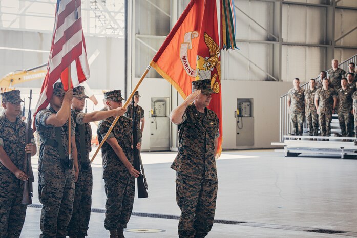 VMM-162 Change of Command Ceremony: A New Chapter Begins
